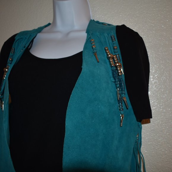 Vintage Leather Cowgirl vest - Picture 5 of 13